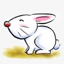 十二生肖卡通图案png免抠素材_新图网 https://ixintu.com 兔子 十二生肖 卡通图案 白兔