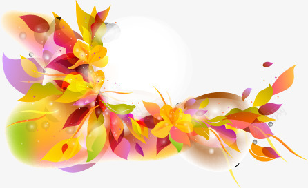 秋天的色彩png免抠素材_新图网 https://ixintu.com 枫叶 枫叶组成的线条美 缤纷色彩 金秋