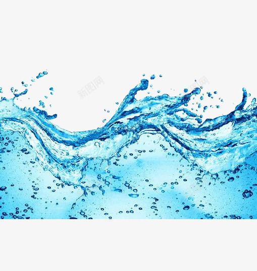 蓝色的水png免抠素材_新图网 https://ixintu.com 水 水下气泡 水珠 泡泡 蓝色
