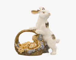 陶瓷工艺品兔子素材