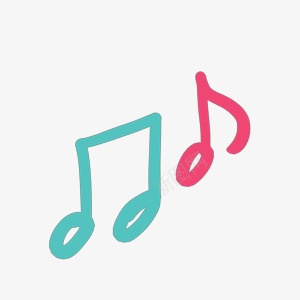 音乐符号png免抠素材_新图网 https://ixintu.com 卡通 可爱 音乐符号