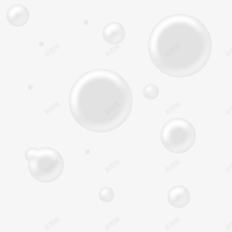 白色透明水珠装饰png免抠素材_新图网 https://ixintu.com 水珠 白色 装饰 透明