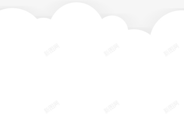 云png免抠素材_新图网 https://ixintu.com 云群 产品框 文字底板 白色云 缥缈的云