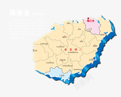 广西省地图素材