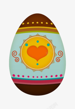 复活节鸡蛋兔子和复活节蛋素材