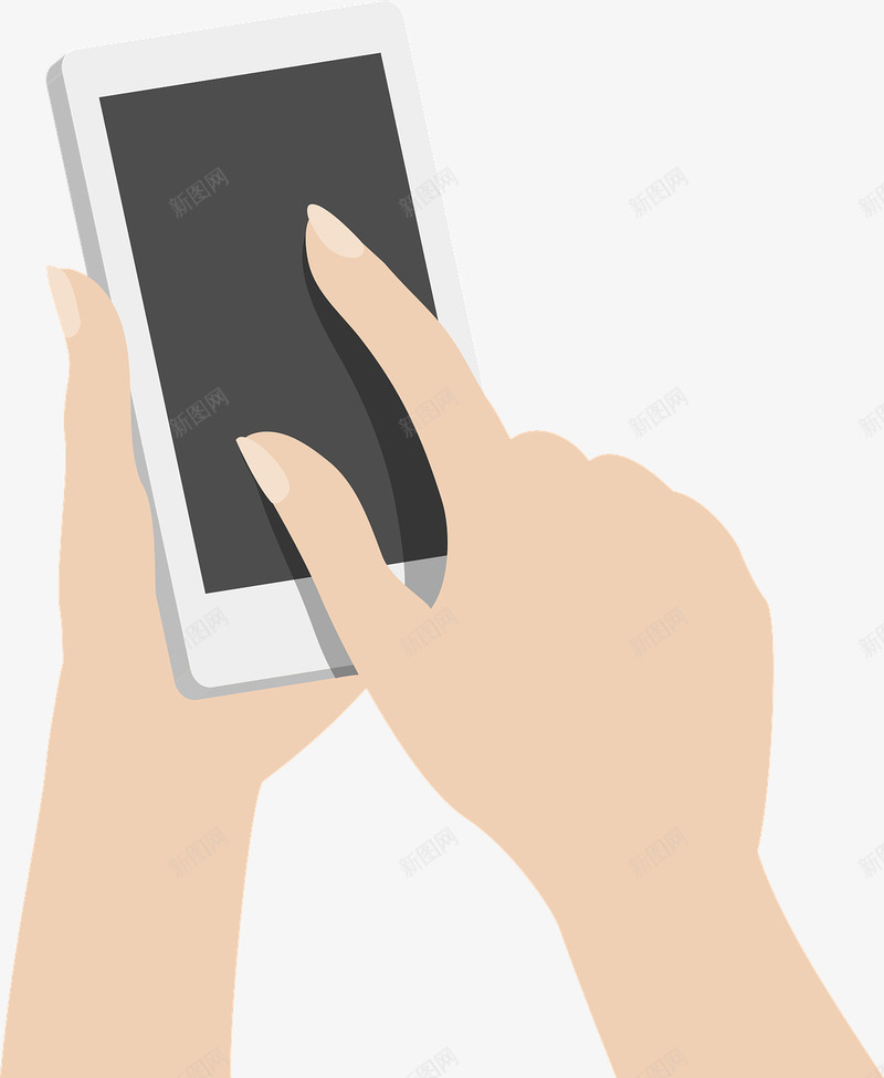 手指点击手机屏幕png免抠素材_新图网 https://ixintu.com 手 手势 手机屏幕展示图 智能 触屏 触控面板