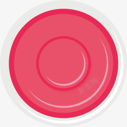 粉红色圆盘素材