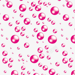 红色立体漂浮气泡素材