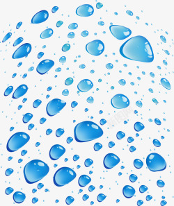 液体背景纹理图片蓝色清新水滴背景高清图片