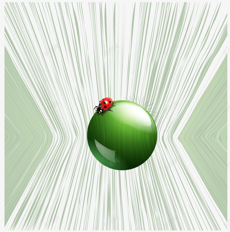 抽象绿色几何线条水珠png免抠素材_新图网 https://ixintu.com 几何 抽象 水珠 线条 绿色