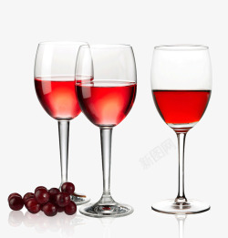 红色水杯红酒葡萄高清图片