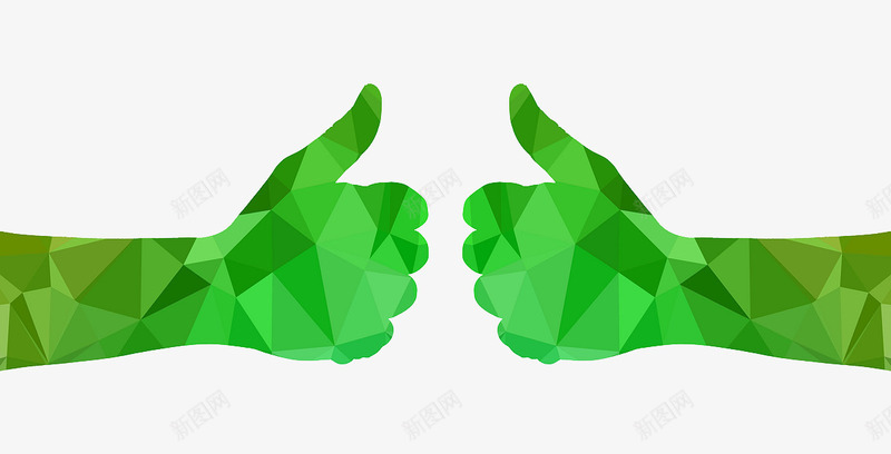 表扬手势png免抠素材_新图网 https://ixintu.com 举双手点赞 大拇指 手势 点赞 称赞 绿色 表扬