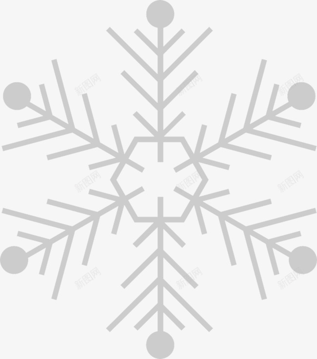 雪花飘零png免抠素材_新图网 https://ixintu.com 特效 白色 雪花