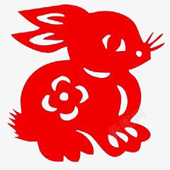 红色兔子剪纸png免抠素材_新图网 https://ixintu.com 中国风兔子剪纸 兔子 兔子剪纸免抠png 剪纸 动物 十二生肖 可爱兔子 生肖 红色 红色兔子