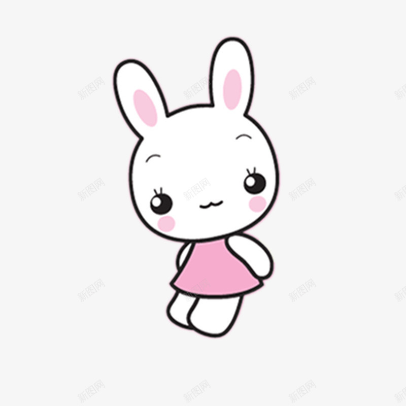 卡通小兔子png免抠素材_新图网 https://ixintu.com 兔子 卡通 小兔子