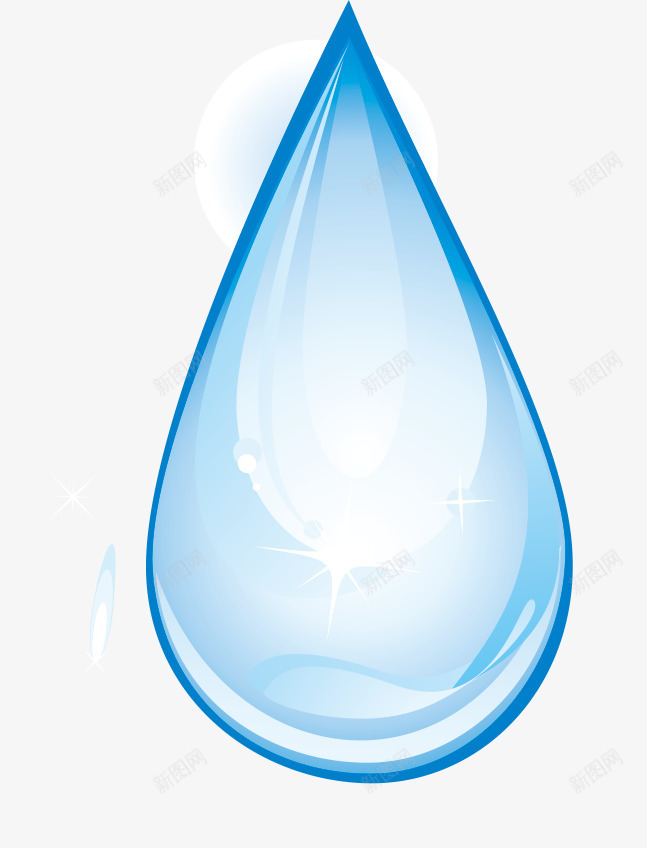 透明水滴png免抠素材_新图网 https://ixintu.com 水元素 水珠设计 水素材 透明水滴