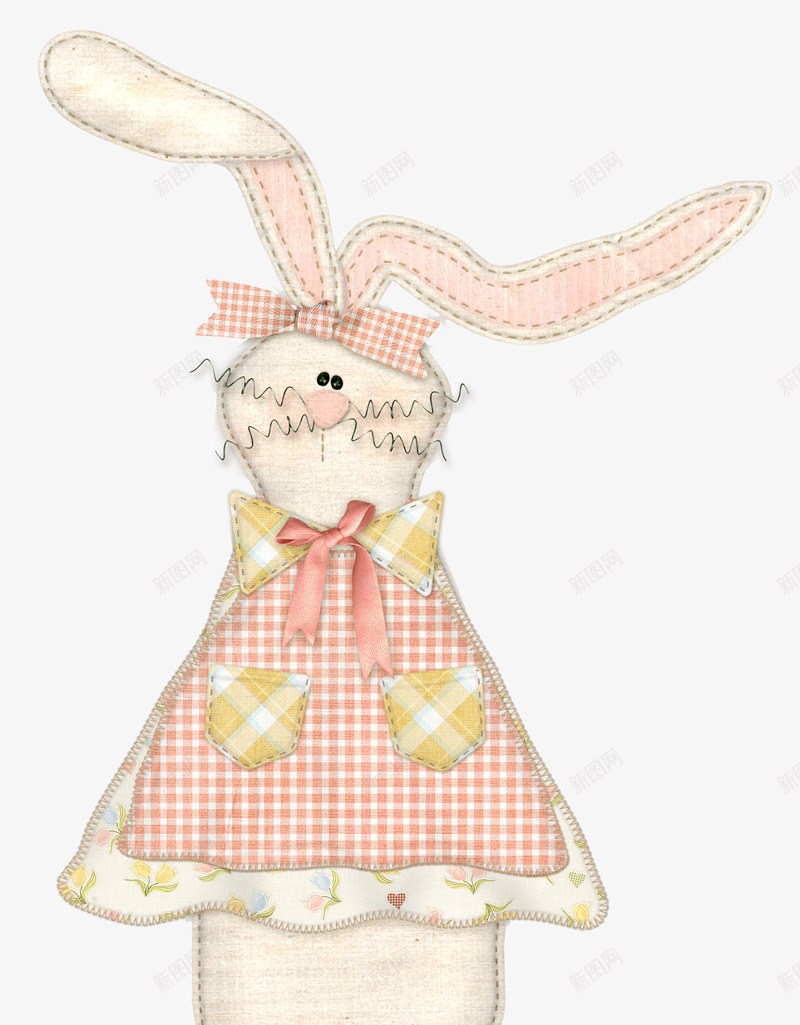 可爱的兔子png免抠素材_新图网 https://ixintu.com 兔子小姐 卡通兔子 卡通娃娃 彩色兔子