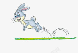 跳跃兔子素材