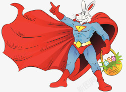 兔子超人素材