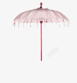 粉红色雨伞素材