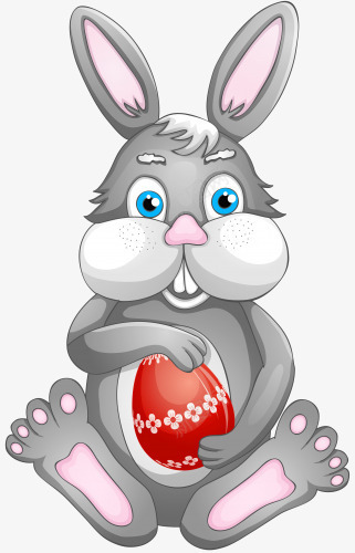 可爱的小灰兔png免抠素材_新图网 https://ixintu.com 兔子 兔牙 可爱 小灰兔 灰色