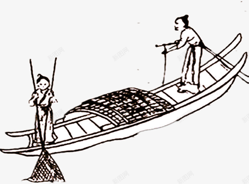 古代捕鱼船png免抠素材_新图网 https://ixintu.com PNG素材 古代 小船 手绘 捕鱼