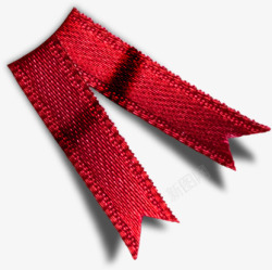 红色绸缎丝带模特素材