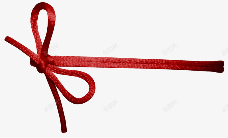 红色绳子结头png免抠素材_新图网 https://ixintu.com 丝带 红色丝带 红色绳子 绳子 绳子结
