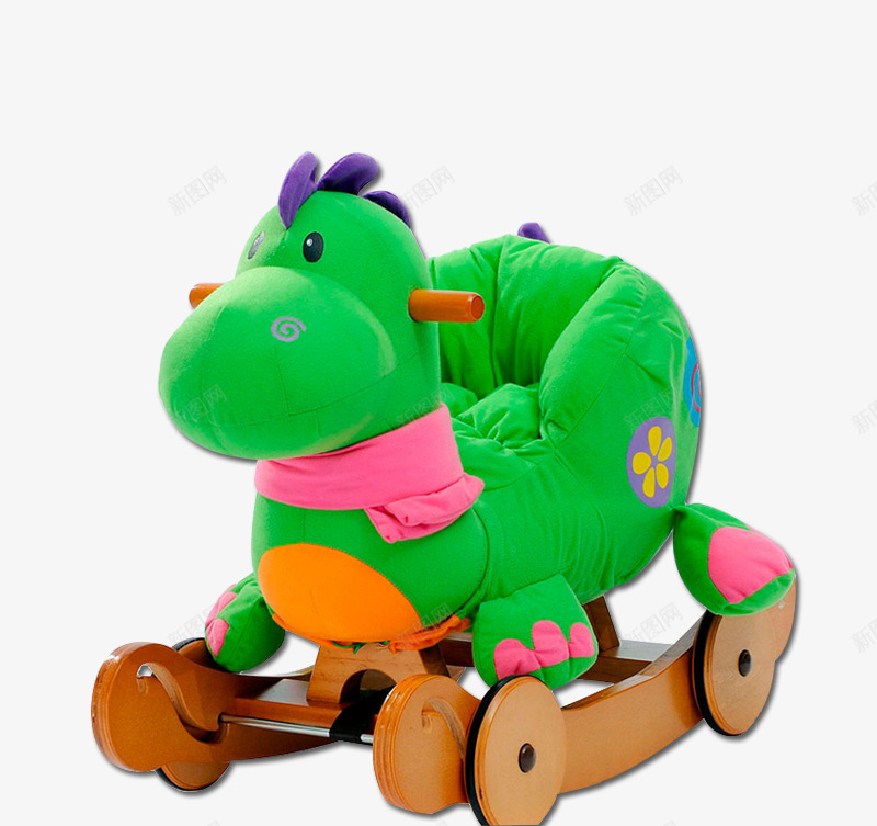 恐龙摇摇车png免抠素材_新图网 https://ixintu.com 产品实物图 儿童玩具 恐龙摇摇车