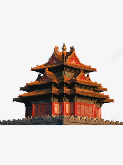 古代宫廷建筑png免抠素材_新图网 https://ixintu.com 古代 建筑 装饰