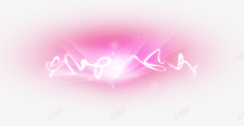 粉色光效元素psd免抠素材_新图网 https://ixintu.com 光效 海报装饰 炫酷 粉色