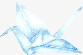 水晶png免抠素材_新图网 https://ixintu.com 小鸟 折纸 水晶