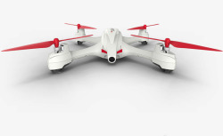 白体实物白体红桨四轴飞行器高清图片