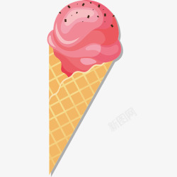 草莓味的冰激凌草莓味冰激凌高清图片