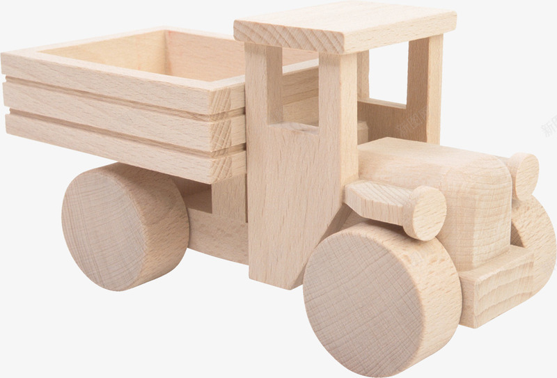木头车png免抠素材_新图网 https://ixintu.com 产品实物 小车子 木质玩具车 玩具车