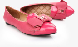 夏季粉色时尚女鞋素材