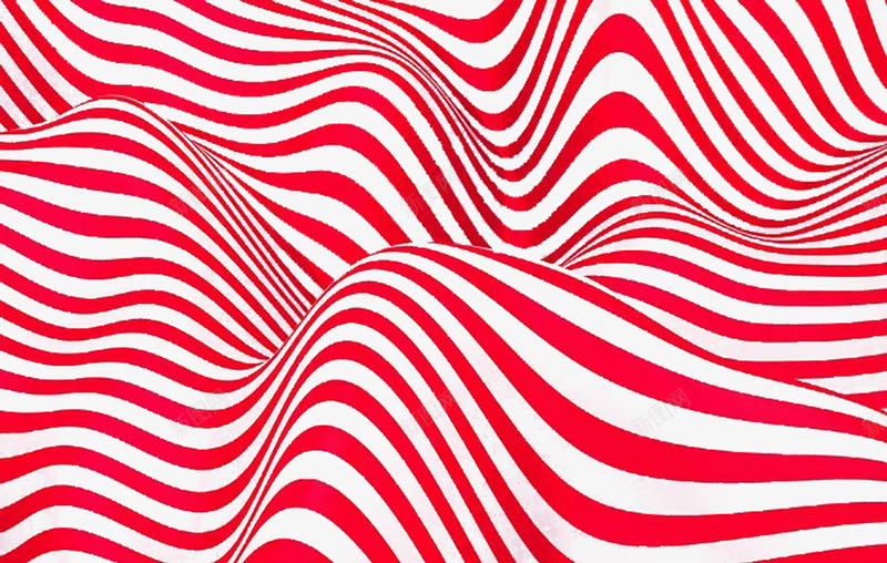 红色波浪矩形png免抠素材_新图网 https://ixintu.com 排列 明快 波浪 波浪矩形 矩形 红色 线条 组合 艳丽