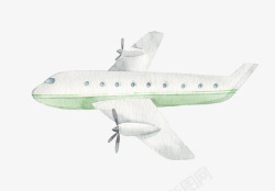 简单飞机手绘飞机漫画高清图片