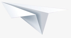 白色纸飞机装饰折纸素材