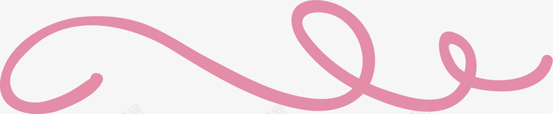 粉色绕弯曲线png免抠素材_新图网 https://ixintu.com 弧度线 弧度线条 手绘曲线 曲线条 柔和线条 粉色绕弯线条 线条图形