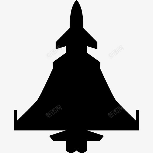 陆军飞机的轮廓图标png_新图网 https://ixintu.com 交通 军 剪影 运输 飞机 黑色剪影