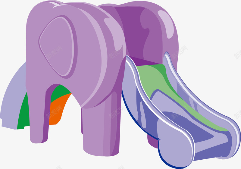 滑梯元素png免抠素材_新图网 https://ixintu.com png 卡通 滑梯矢量 玩具 矢量元素