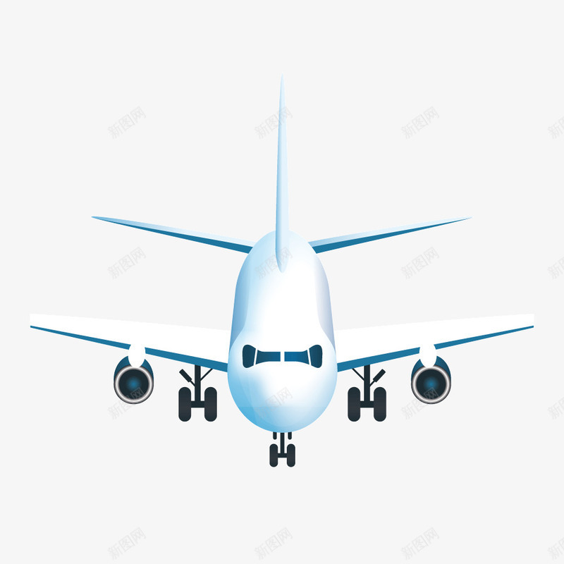 起飞的客机png免抠素材_新图网 https://ixintu.com 客机 旅行 矢量飞机 航运