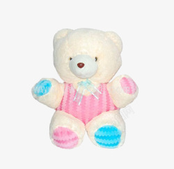 粉色泰迪小熊娃娃高清图片