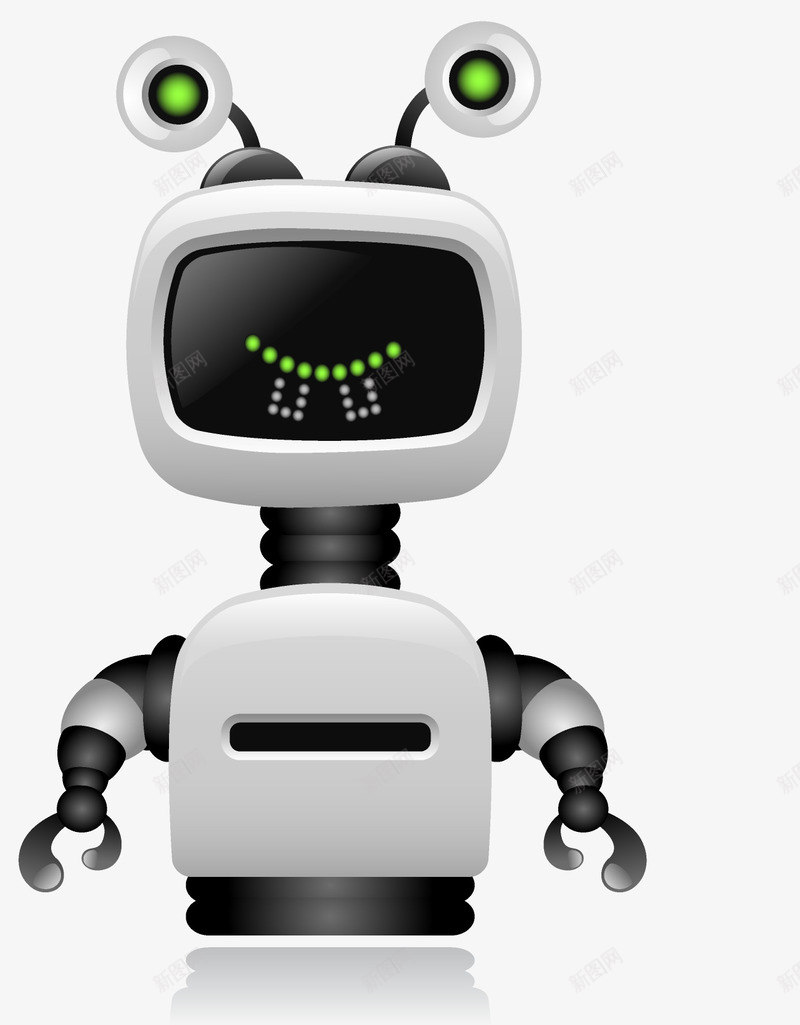 手绘卡通银灰色机器人png免抠素材_新图网 https://ixintu.com 动画 对话机器人 手绘卡通 早教机 智能 机器人 机器人设计 玩具 高科技