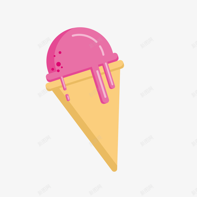 夏季暑假甜品冰激凌png免抠素材_新图网 https://ixintu.com 冰激凌 夏季 暑假 甜品