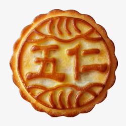 月饼特写五仁月饼高清图片