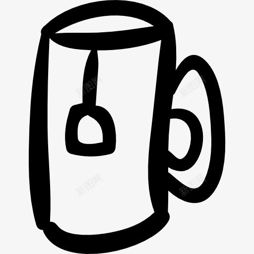 玻璃茶具图标png_新图网 https://ixintu.com 玻璃 茶叶 输液 食品 饮料