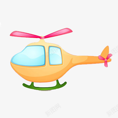 玩具小飞机png免抠素材_新图网 https://ixintu.com 儿童 卡通 手绘 拟物化 玩具 飞机