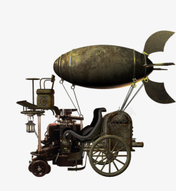 古代青铜器机械车素材